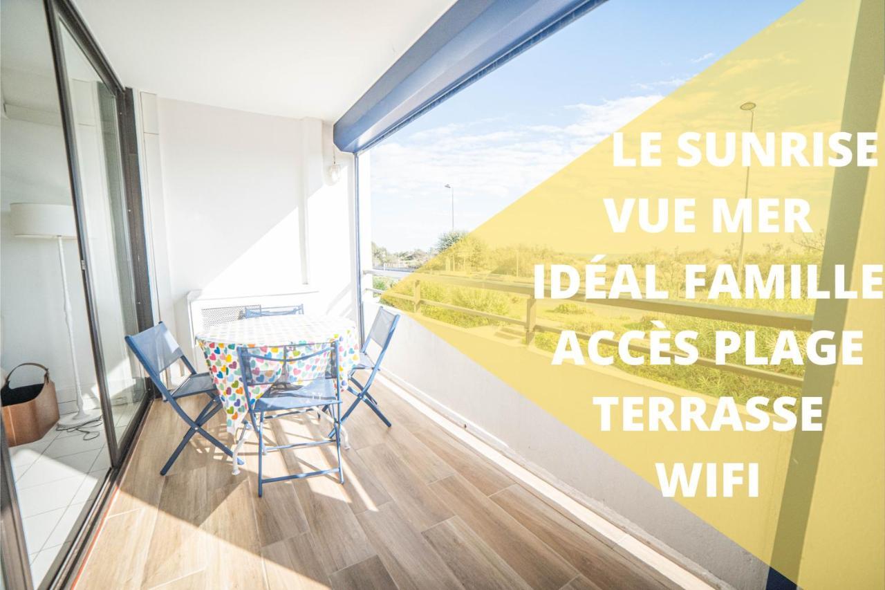 Le Sunrise Vue Mer Acces Plage- Spacieux-2 Terrasses-Wifi - Confort -Top Pros Servicesconciergerielagrandemotte La Grande Motte Exteriér fotografie