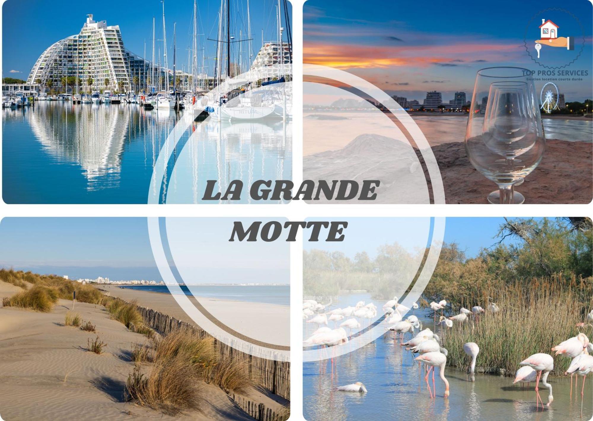 Le Sunrise Vue Mer Acces Plage- Spacieux-2 Terrasses-Wifi - Confort -Top Pros Servicesconciergerielagrandemotte La Grande Motte Exteriér fotografie